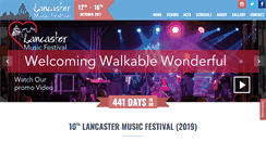 Desktop Screenshot of lancastermusicfestival.com